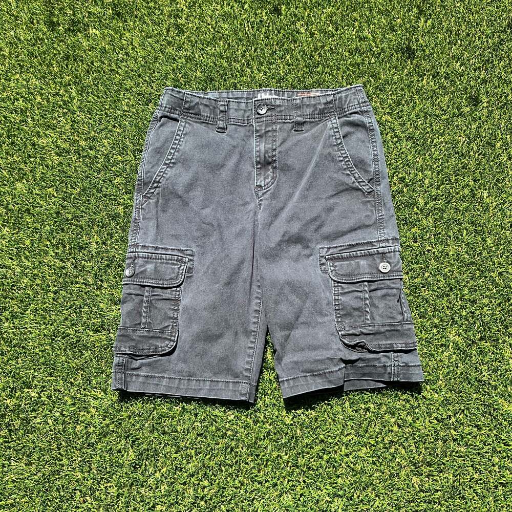 Y2K Relaxed-Fit Urban Pipeline Cargo Shorts Black Size 14